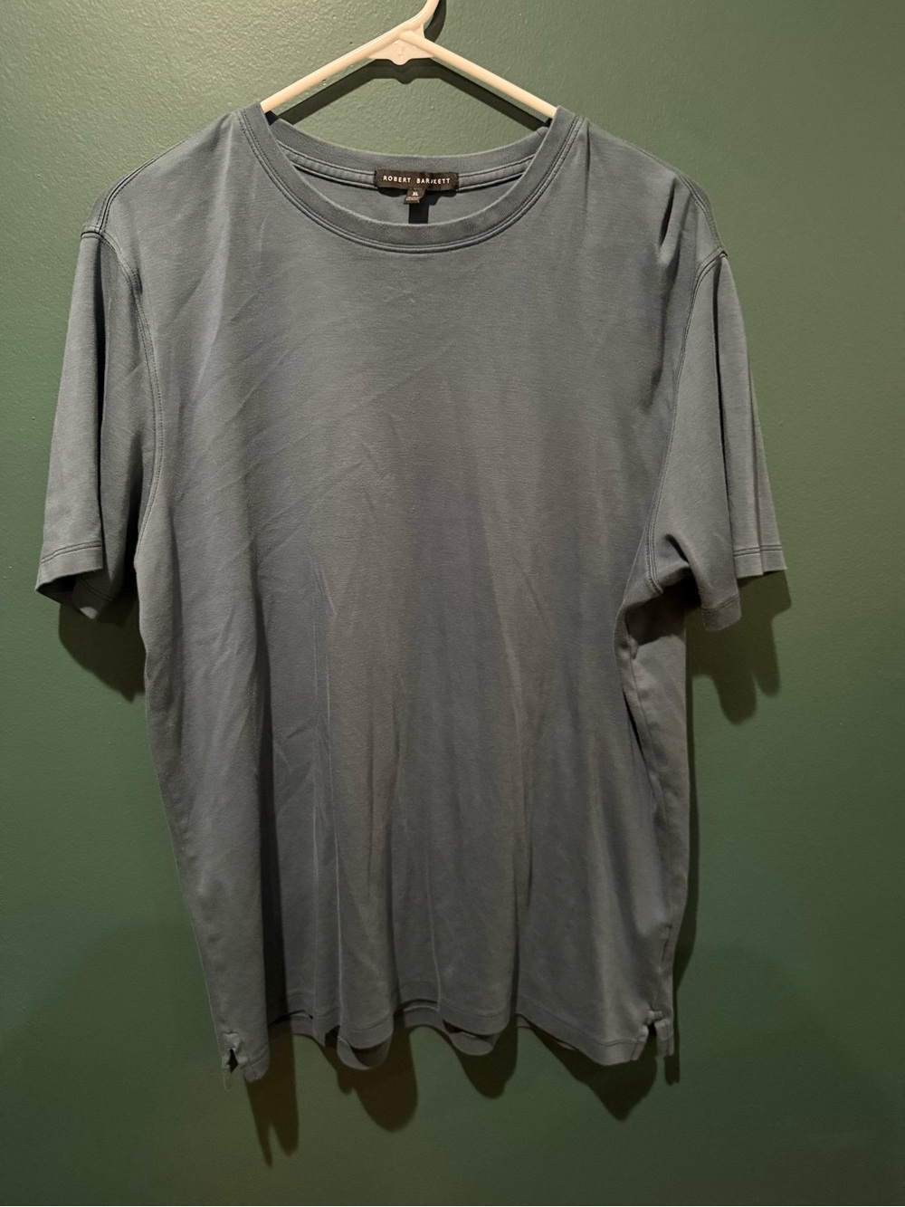Robert Barakett Short-Sleeve Crewneck T-Shirt in Slate